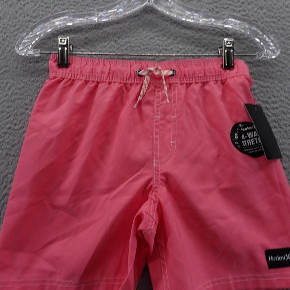 Hurley Boy's Swim Trunks Shorts Size S Faded Coral‎ 4-Way Stretch NWT - Picture 3 of 14